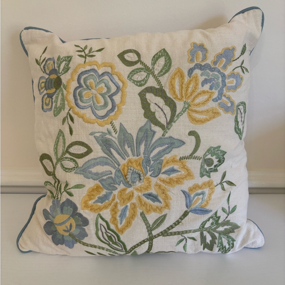 Floral Throw Pillow